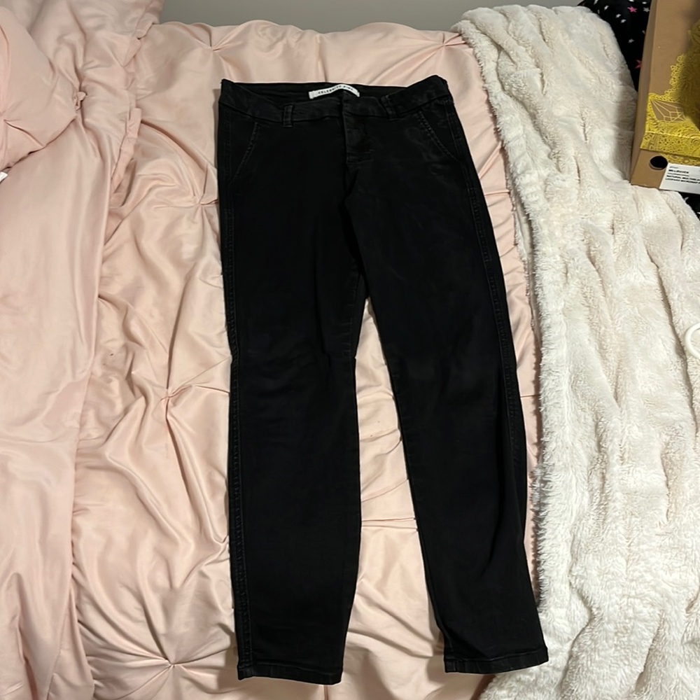 Celebrity pink black jeans